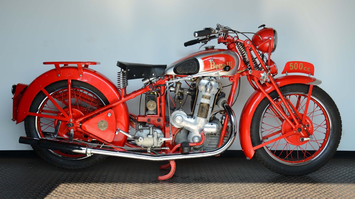 1932 Benelli 500 Orange Left Hand Drive in Germany For Sale