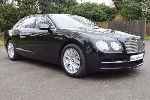 2014 2015 Model/64 Bentley Flying Spur W12 6.0 in Onyx For Sale