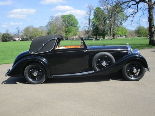 1938 Bentley 4 1/4 Litre Sedanca Coupe by Gurney Nutting For Sale