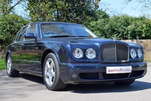 2008/08 Bentley Arnage T Mulliner Level II in Sappire Blue For Sale