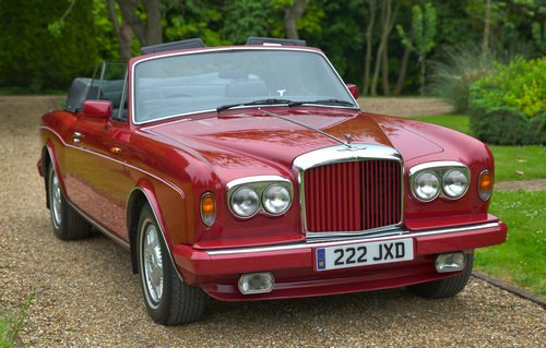 1987 Bentley Continental Convertible DHC For Sale