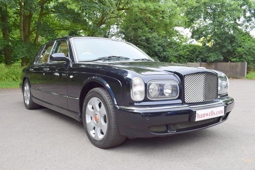 2001 Y Bentley Arnage Red Label in Black Sapphire In vendita