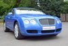 2004/54 Bentley Continental GT in Neptune Blue For Sale