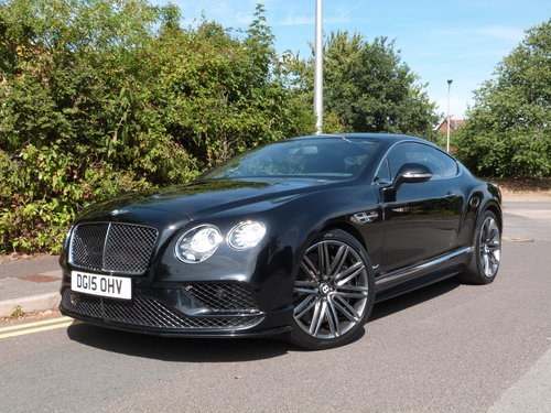 2015 2016 Model Year Bentley Continental GT Speed 6.0L W12   For Sale