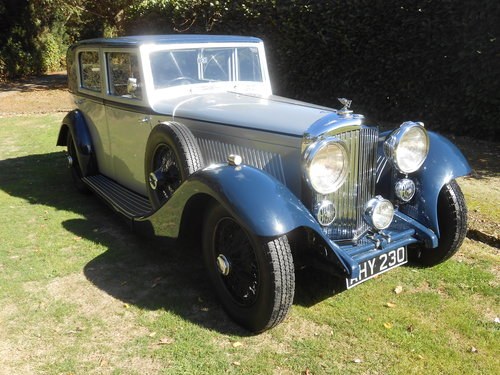 1934 Bentley 3.5 Hooper SOLD