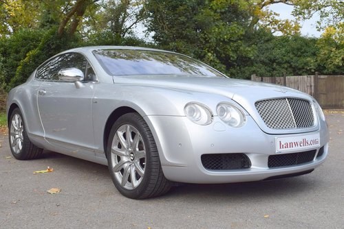 2005/05 Bentley Continental GT in Moonbeam Silver For Sale