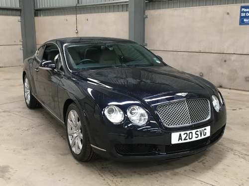 2004 Bentley Continental GT at Morris Leslie Auction 24th Novembe For Sale by Auction