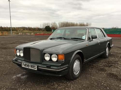 1989 Bentley Turbo R at Morris Leslie Auction 24th November For Sale by Auction