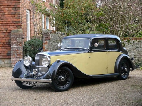 1937 Derby Bentley 4.25 litre Sports Saloon by Park Ward For Sale
