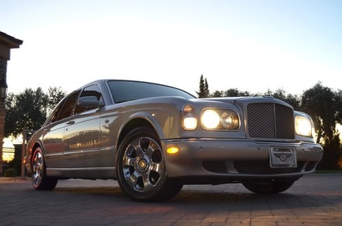 2001 Bentley Arnage =  Red Label LHD Silver 33k miles $34.9k In vendita