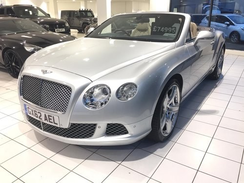 2012 Bentley Continental GTC VERKAUFT