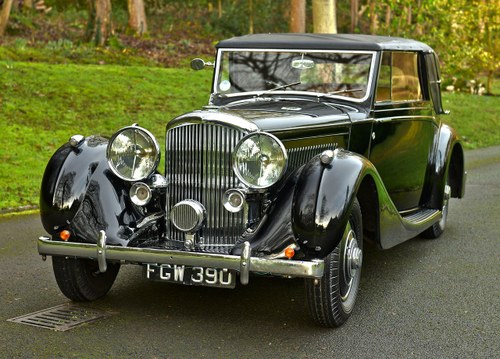 1938 Bentley 4 1/4  litre Overdrive James Young Sedanca  VENDUTO