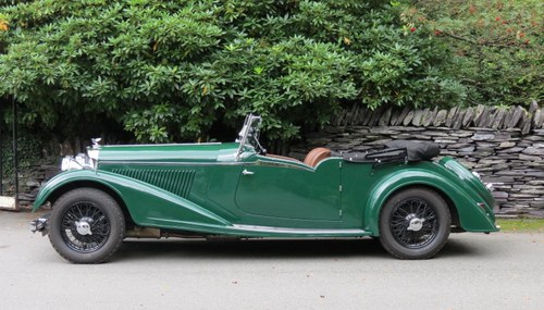 1936 Bentley 4 ¼ Vanden Plas Style “Cut Away” Tourer B1GP For Sale