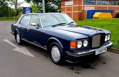 Bentley Turbo R 1986 service history For Sale