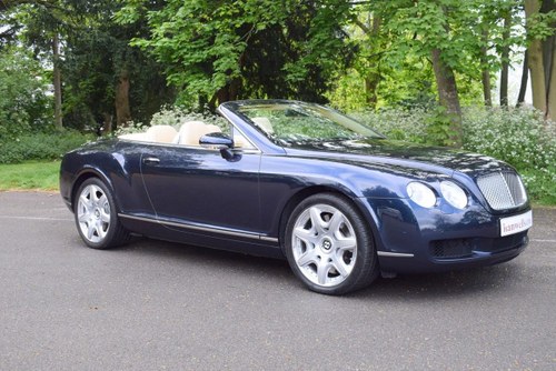 2008/08 Bentley Continental GTC Mulliner in Sapphire Blue For Sale