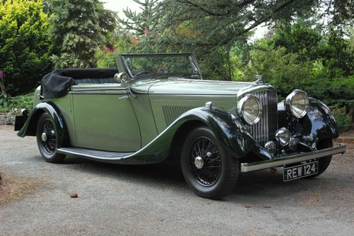 1934 Derby Bentley 3 ½ Litre Hooper Bodied Drophead Coupe In vendita