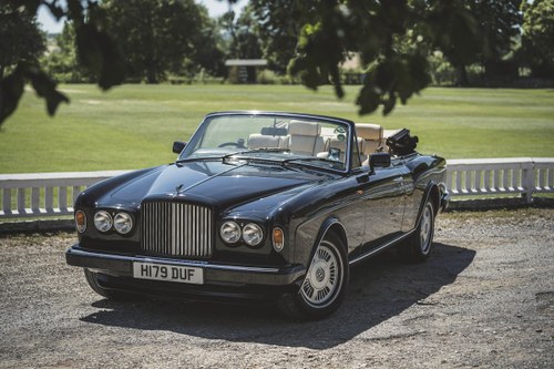 1990 Bentley Continental Corniche Convertible For Sale by Auction