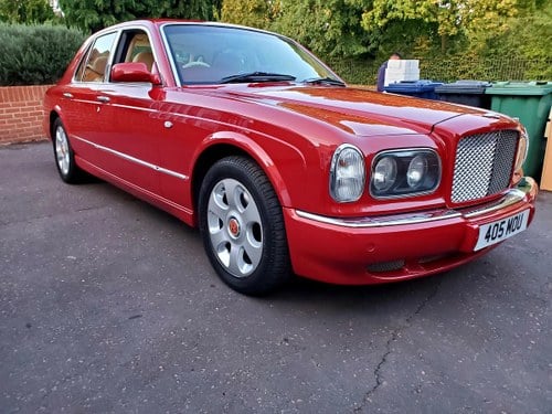 2001 Bentley Arnarge Red Label fireglow red very low mi For Sale