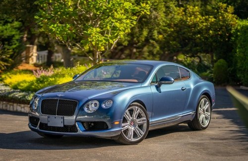 2014 Bentley Continental GT V8 Rare Blue Crystal(~)Ginger For Sale
