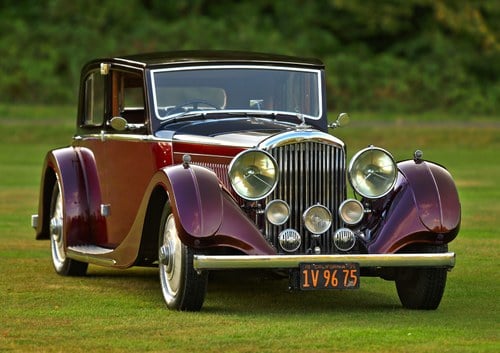 1935 Derby Bentley 3 ½ litre Top Hat Saloon by Freestone For Sale