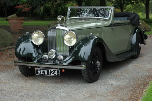 1934 Derby Bentley 3 ½ Litre Hooper Bodied Drophead Coupe For Sale