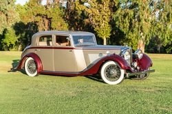1936 Bentley 4 1/4 litre saloon RHD rare coach work by J. C For Sale