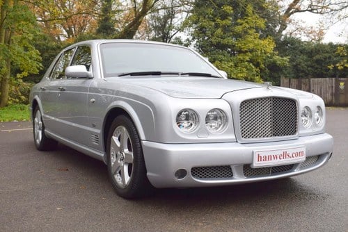 2007/07 Bentley Arnage T Mulliner in Moonbeam Silver For Sale