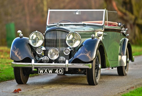 1939 Derby Bentley Overdrive MX series Drophead Coupe by Van For Sale
