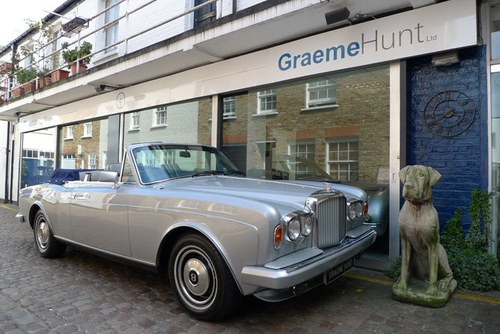 1985 Bentley Continental DHC - 11.500 miles only SOLD