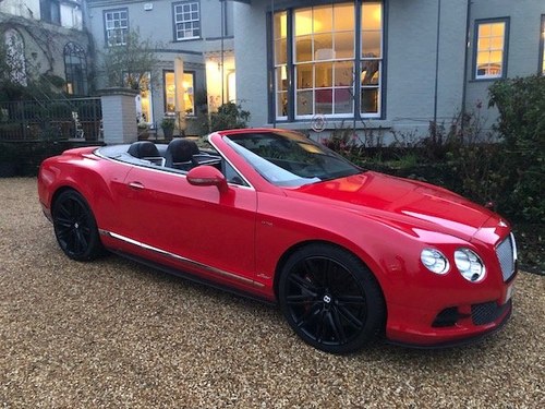 2013 Bentley Continental GTC Speed For Sale