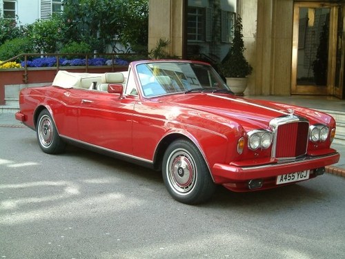 1984 Bentley Convertible For Sale