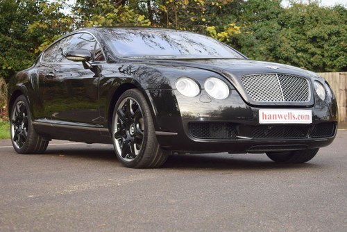 2006/56 Bentley Continental GT Mulliner in Diamond Black For Sale