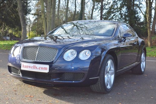 2004/54 Bentley Continental GT in Sapphire Blue For Sale