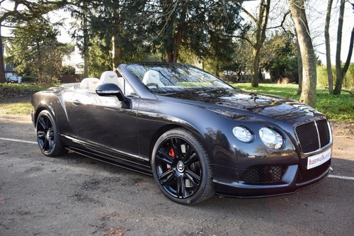 2015/15 Bentley Continental GTC V8 S in Royal Ebony For Sale