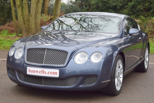 2009/09 Bentley Continental GT in Meteor Blue For Sale