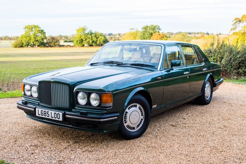 1993 Bentley Turbo R, Balmoral Green over Magnolia In vendita