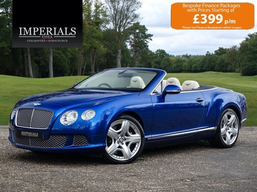 2012 Bentley  CONTINENTAL GTC  MULLINER CABRIOLET AUTO  61,948 For Sale
