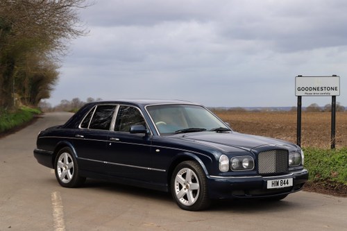 Bentley Arnage, 2001.  Royal Blue metallic.  Former Viscount For Sale