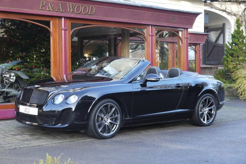 Bentley Continental GTC Supersports. December 2010 For Sale
