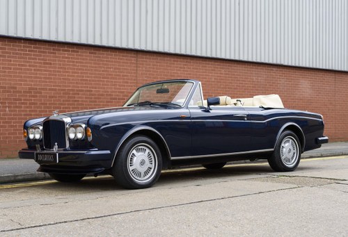 1990 Bentley Continental Convertible (RHD) For Sale