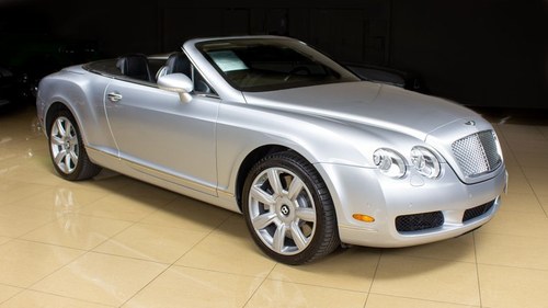 2008 Bentley Continental GTC Convertible Silver(~)Black $62  In vendita