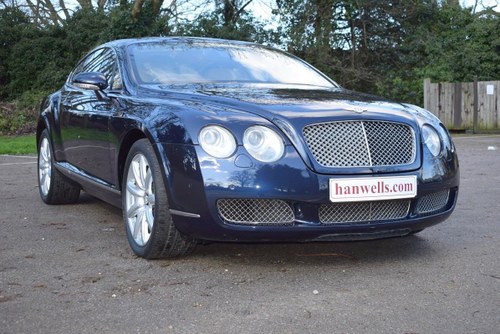2005/05 Bentley Continental GT in Sapphire Blue For Sale
