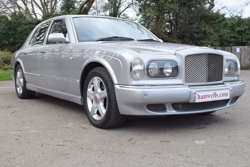 2001 X Bentley Arnage Red Label in Silver Pearl For Sale