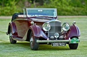 1938 Derby Bentley 4.25 MR Overdrive series Hooper DHC SOLD