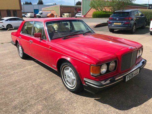 1989 F BENTLEY EIGHT - LOW MILEAGE - LOW OWNERS - RARE CAR SOLD