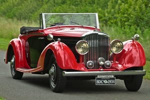 1935 Derby Bentley 3 1/2 litre 3 position drop head by Roger In vendita
