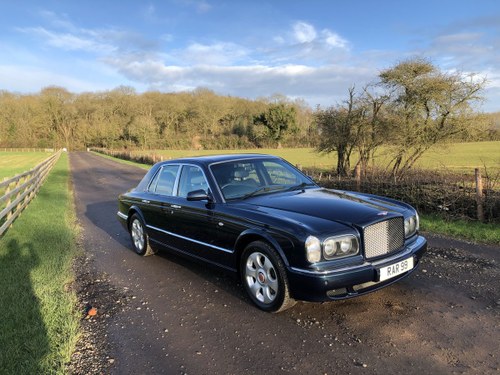 2000 Bentley Arnage - 16 stamps in service book SOLD