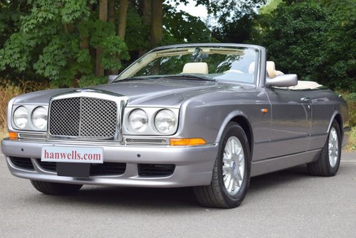 2002/51 Bentley Azure Left Hand Drive in Silver Tempest For Sale