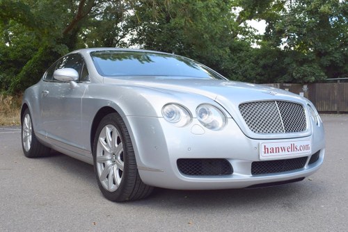 2004/04 Bentley Continental GT in Moonbeam Silver For Sale