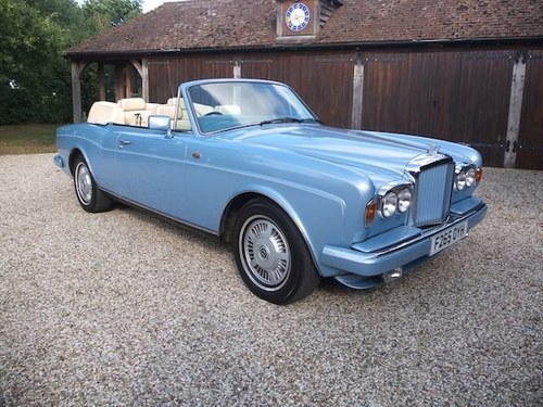 1988 Bentley Continental Convertible For Sale